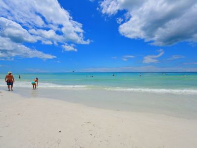 Sandy beach